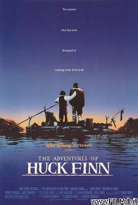 Affiche de film Le avventure di Huck Finn