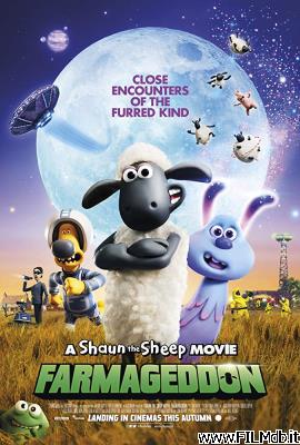 Affiche de film Shaun le mouton, le film: la ferme contre-attaque