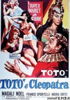 Affiche de film totò e cleopatra