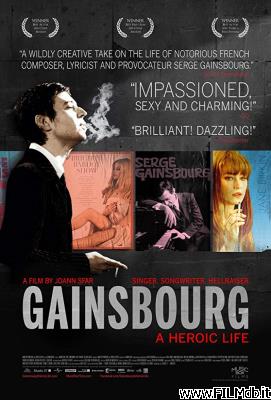 Poster of movie Gainsbourg: A Heroic Life