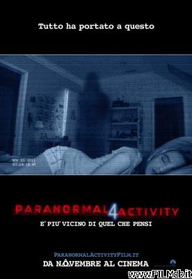 Locandina del film paranormal activity 4