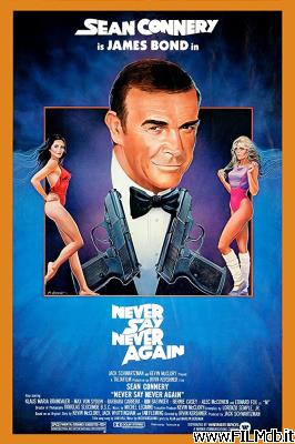 Poster of movie never say never again