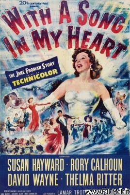 Poster of movie with a song in my heart