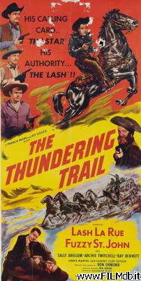 Cartel de la pelicula The Thundering Trail