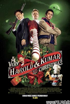 Cartel de la pelicula Harold e Kumar, un Natale da ricordare