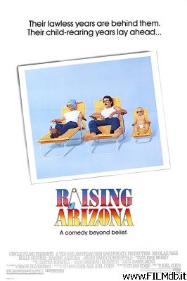 Poster of movie raising arizona