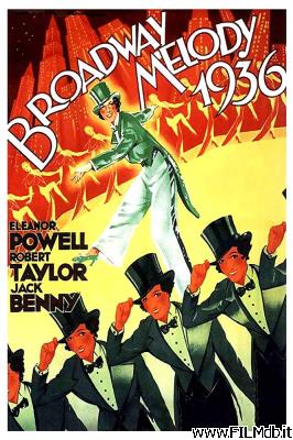 Locandina del film Follie di Broadway 1936