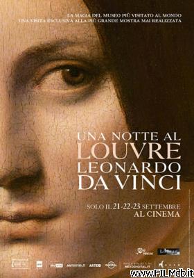 Affiche de film Una notte al Louvre. Leonardo da Vinci