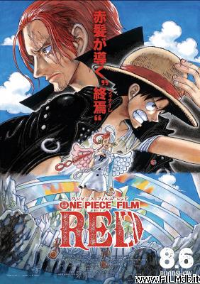 Cartel de la pelicula One Piece Film: Red