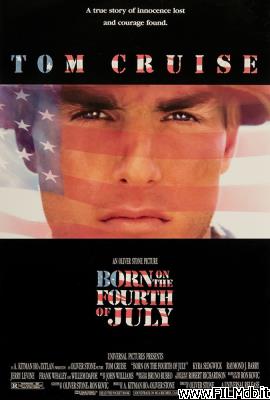 Affiche de film born on the fourth of july