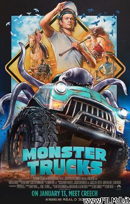 Cartel de la pelicula monster trucks