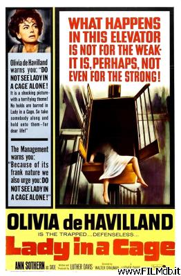 Affiche de film Une femme dans une cage