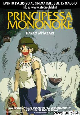 poster Locandina del film principessa mononoke