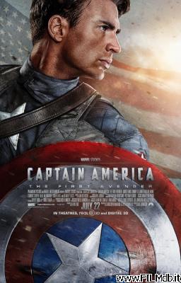 Affiche de film captain america - il primo vendicatore