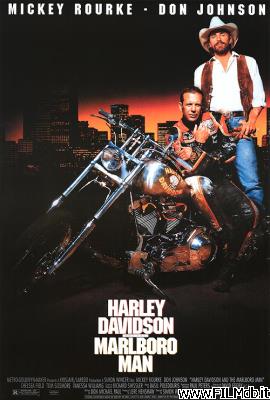 Cartel de la pelicula Harley Davidson e Marlboro Man