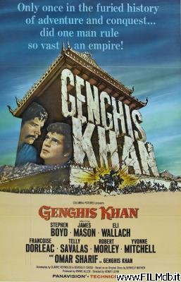Affiche de film Gengis Khan il conquistatore