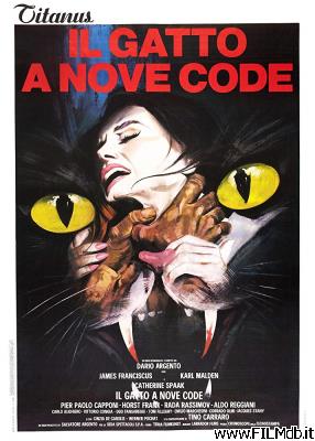 Affiche de film the cat o' nine tails