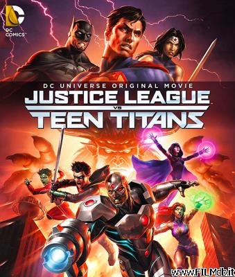 Poster of movie justice league vs. teen titans [filmTV]