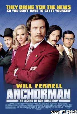 Poster of movie anchorman: the legend of ron burgundy