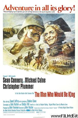 Poster of movie the man who would be king