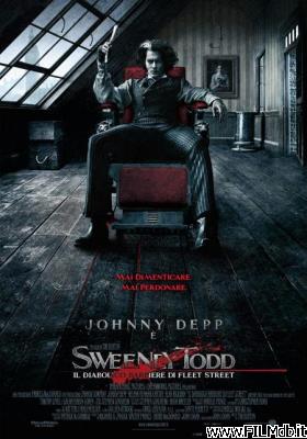 Affiche de film sweeney todd - il diabolico barbiere di fleet street