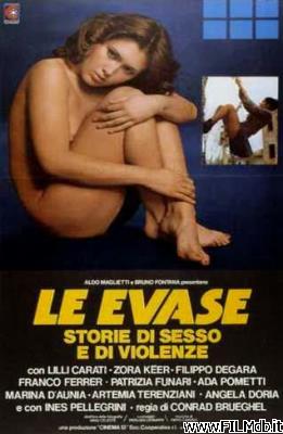 Affiche de film le evase - storie di sesso e di violenze
