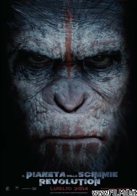 Locandina del film apes revolution - il pianeta delle scimmie