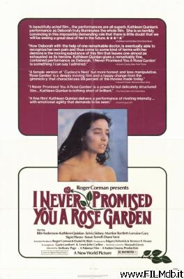 Cartel de la pelicula i never promised you a rose garden