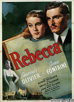 poster Locandina del film rebecca, la prima moglie