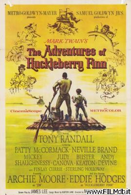 Locandina del film Le avventure di Huckleberry Finn [filmTV]