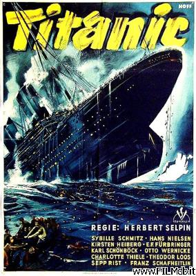 Affiche de film La tragedia del Titanic