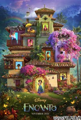 Affiche de film Encanto, la fantastique famille Madrigal