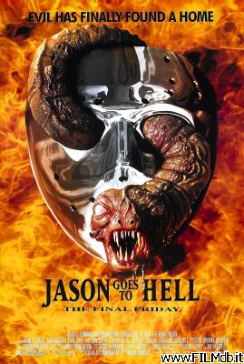Cartel de la pelicula Viernes 13 IX: Jason se va al infierno