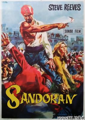 Affiche de film Sandokan, le tigre de Bornéo