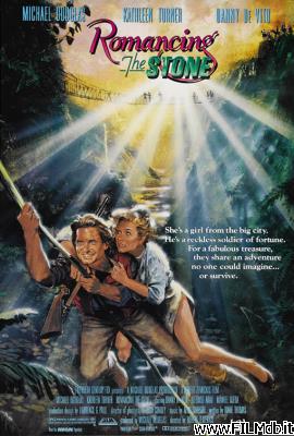 Poster of movie romancing the stone