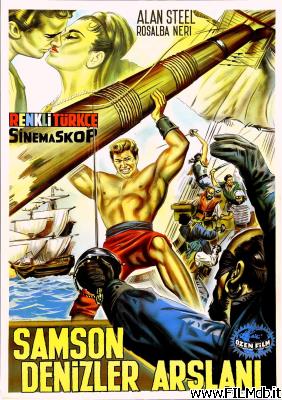 Affiche de film Samson contre le Corsaire Noir