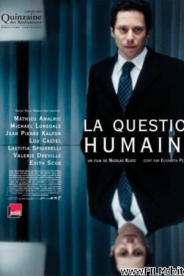 Affiche de film La question humaine