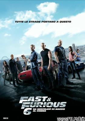 Affiche de film fast and furious 6