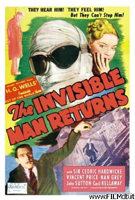 Affiche de film Le retour de l'homme invisible