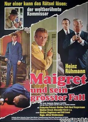 Affiche de film Il caso difficile del Commissario Maigret