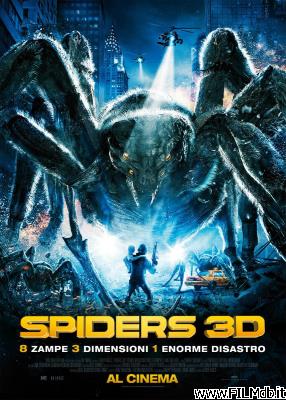 Affiche de film spiders 3d