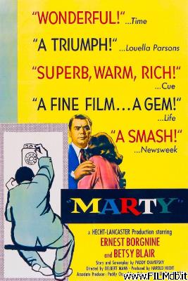 Affiche de film marty, vita di un timido
