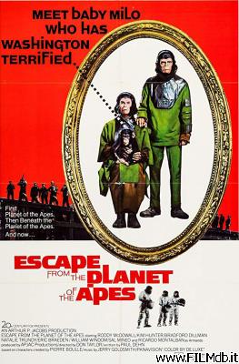Locandina del film fuga dal pianeta delle scimmie