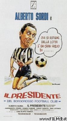 Affiche de film il presidente del borgorosso football club