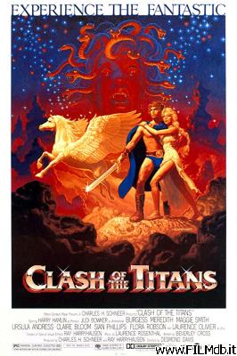 Affiche de film scontro di titani