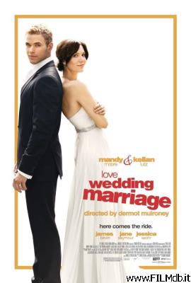 Locandina del film love, wedding, marriage