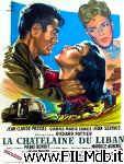 poster del film La castellana del Líbano