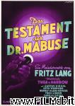poster del film El testamento del Dr. Mabuse