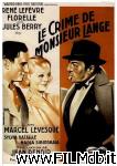 poster del film El crimen de Monsieur Lange