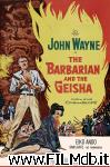 poster del film El bárbaro y la geisha